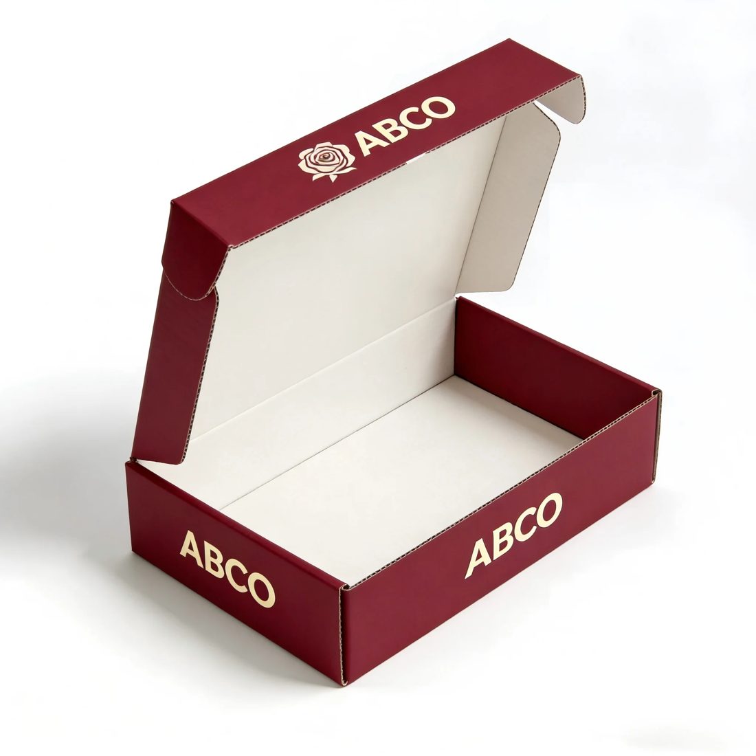 Custom Print Ecommerce Corrugated Self-sealing Paper Boxes