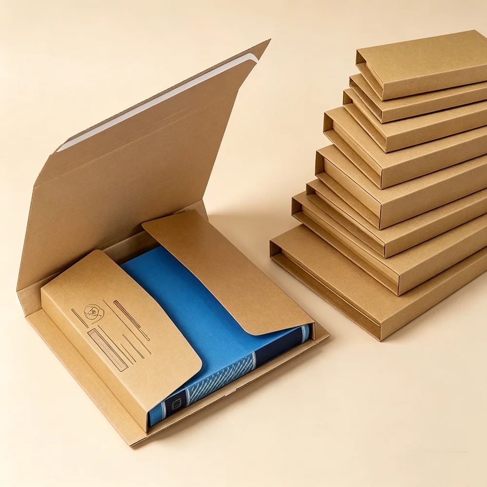 Deluxe Rigid Cardboard Book Packaging Boxes