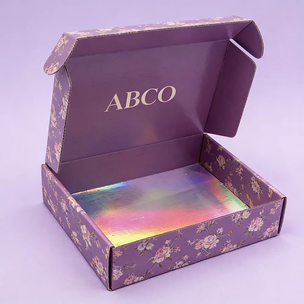 Custom Brand Recycled Materials Rigid Corrugated Cardboard Delivery Box