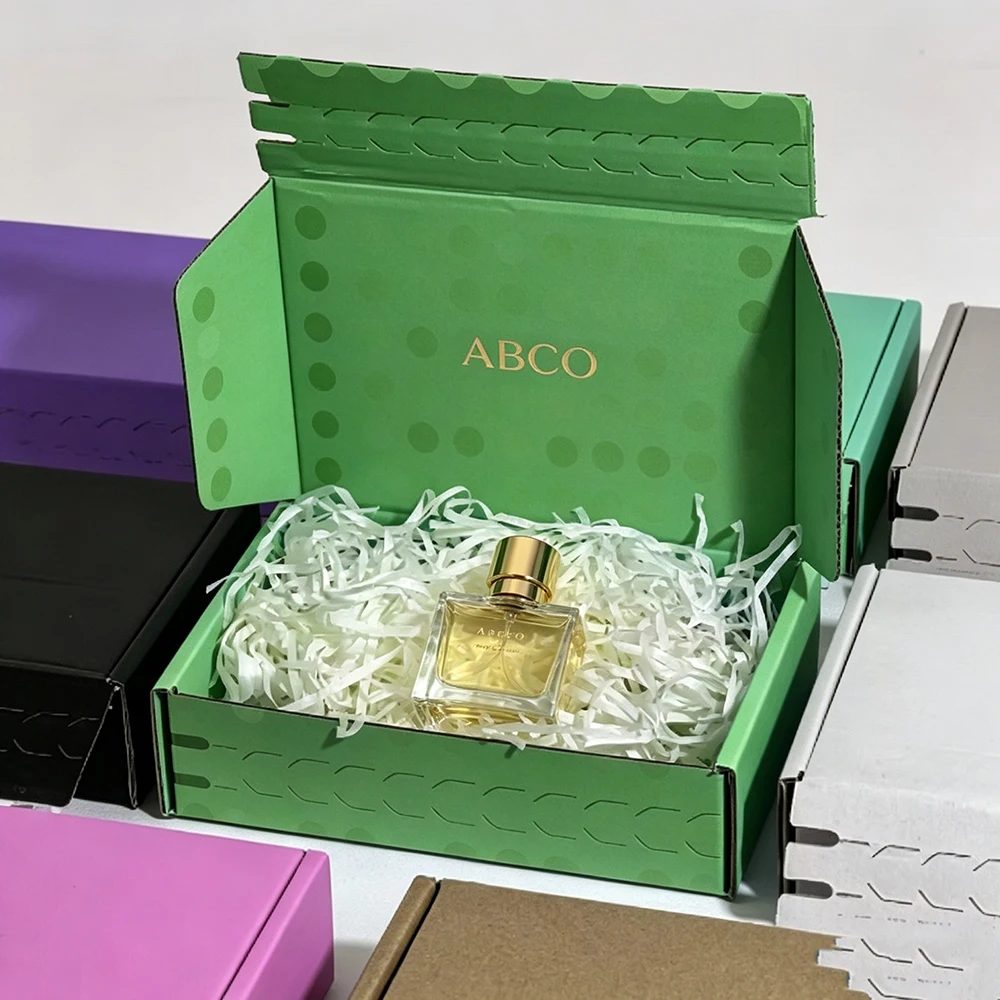 Custom Reusable Self-adhesive Shipping Box Wrapping Paper Gift Clothing Packaging