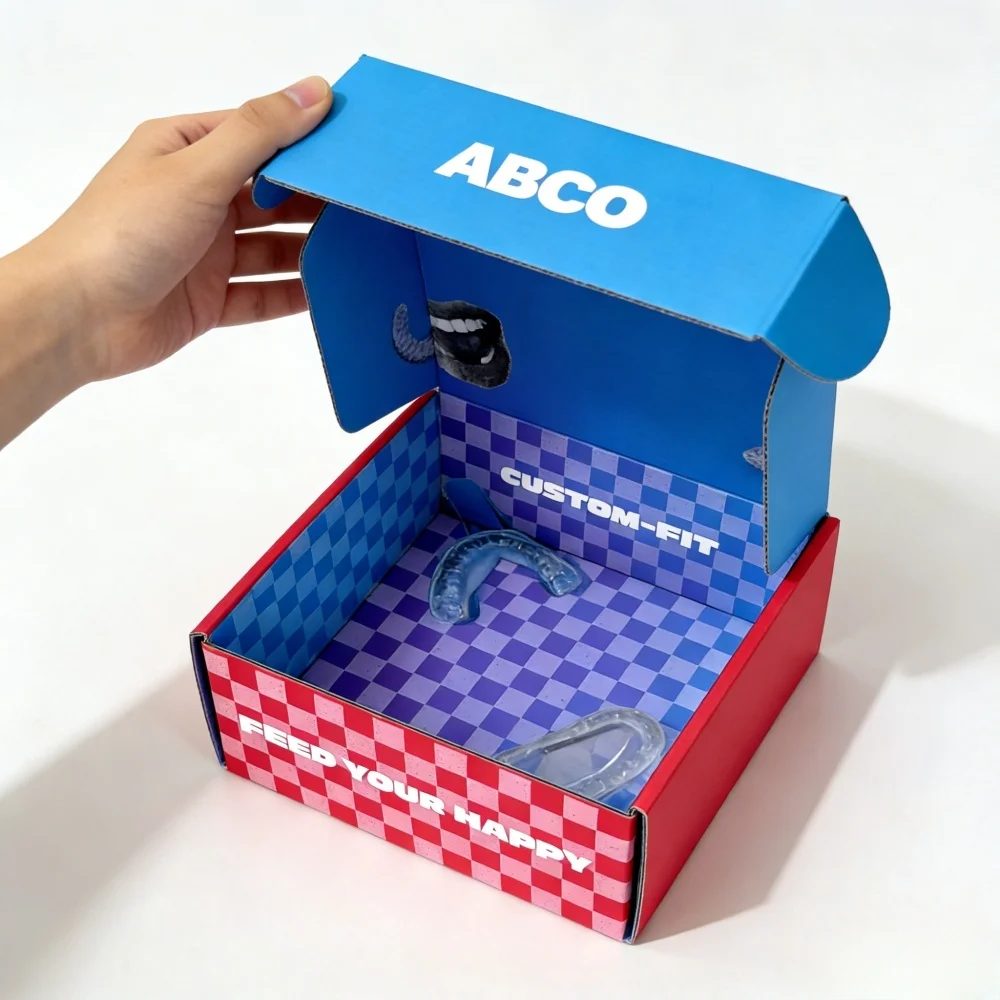 Color Zipper Airplane Express Packaging Boxes
