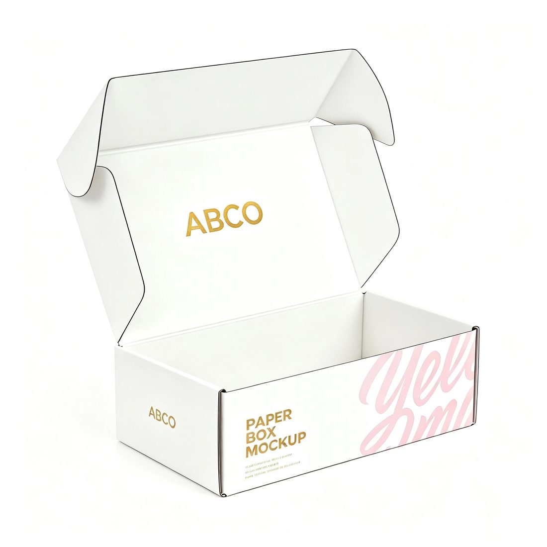 Custom Logo Printed Mailer Boxes Corrugated Paper Folding Cartons