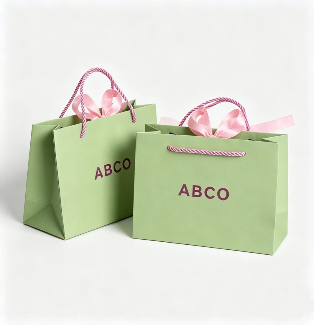 Custom Logo Paper Gift Bags