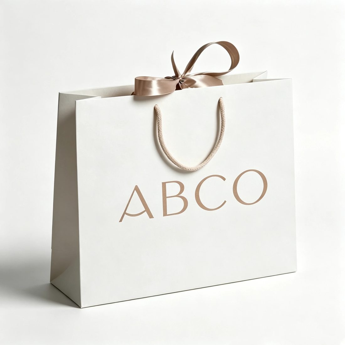 Custom Printed Paper Gift Bags Luxury Packaging