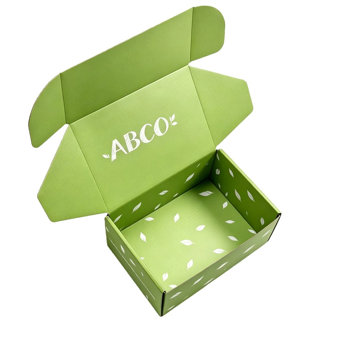 Custom Logo Printed Corrugated Paper Gift Box Self Erecting Carton