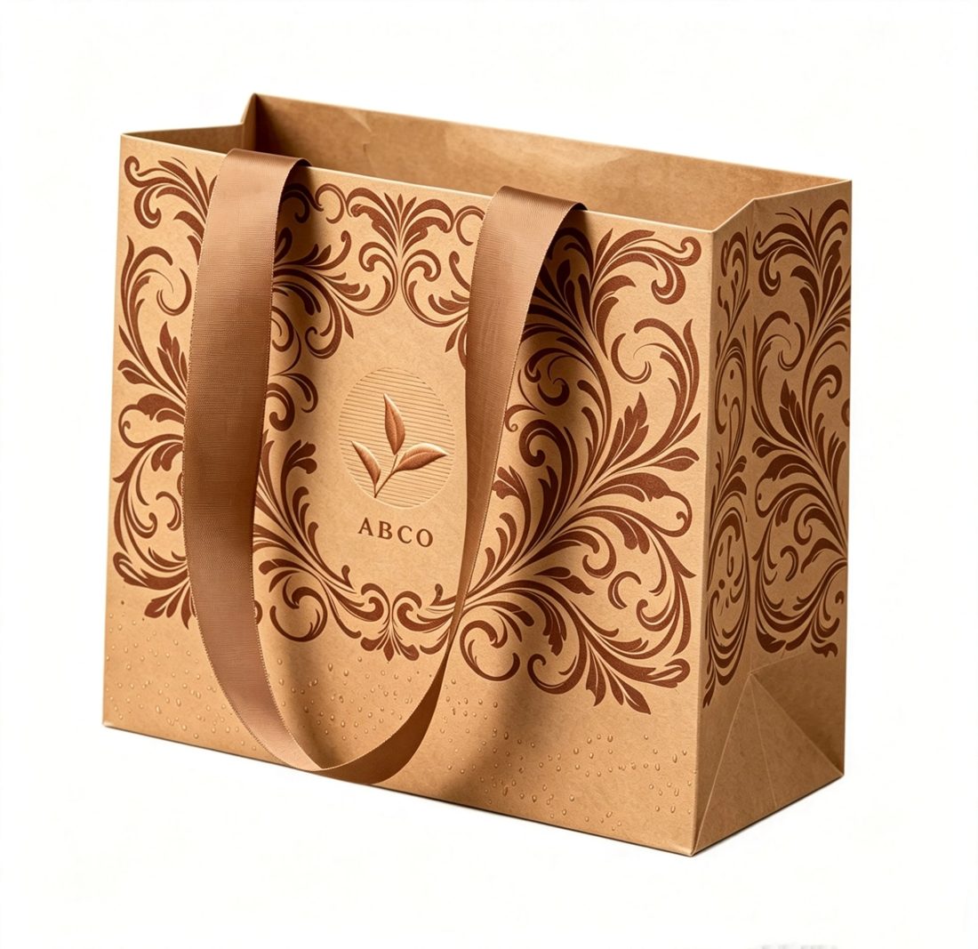 Custom Logo Luxury Paper Gift Bag