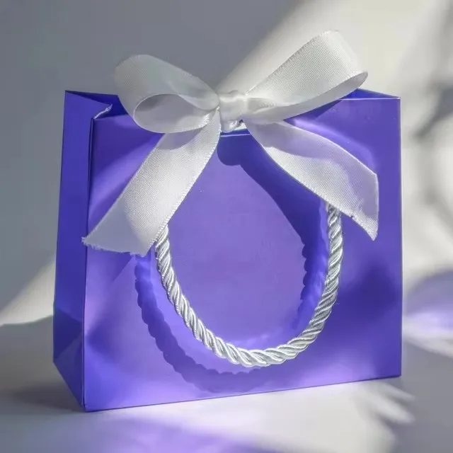 Luxury Purple Gift Paper Bag