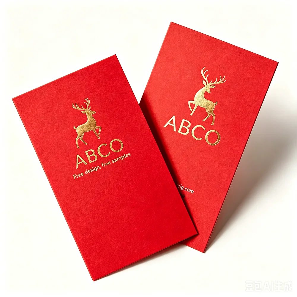 Custom Luxury Debossed Logo Digital Printing E-commerce Business Card