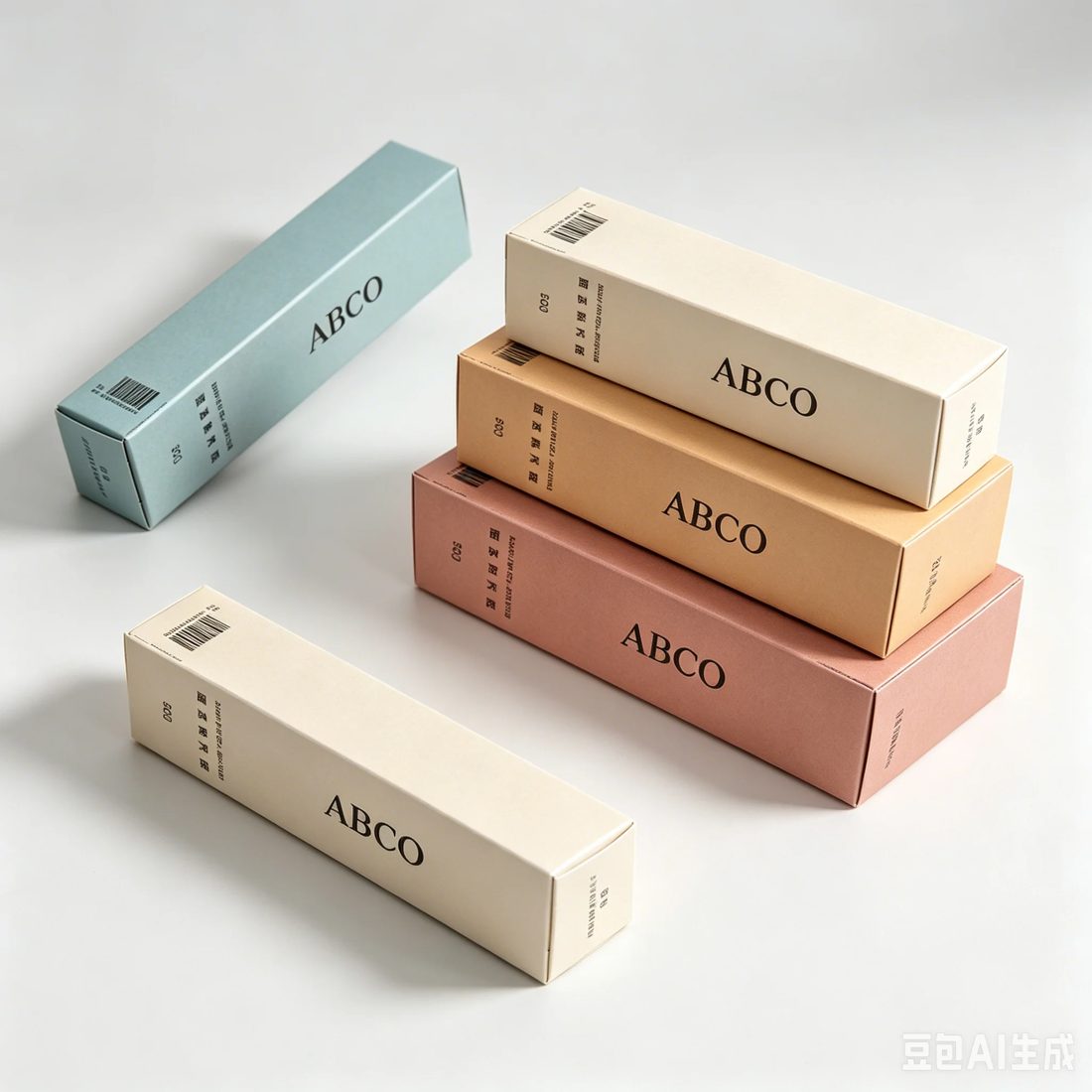 Custom Made Recycled Kraft Corrugated Rigid Cosmetic Box