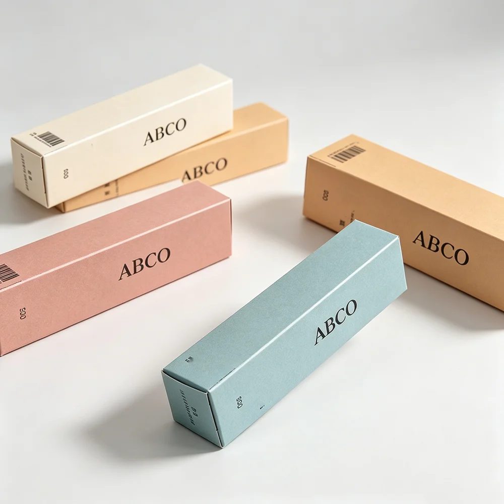 Recycled Materials Luxury Matte Skin Packaging Rigid Small Gift Box