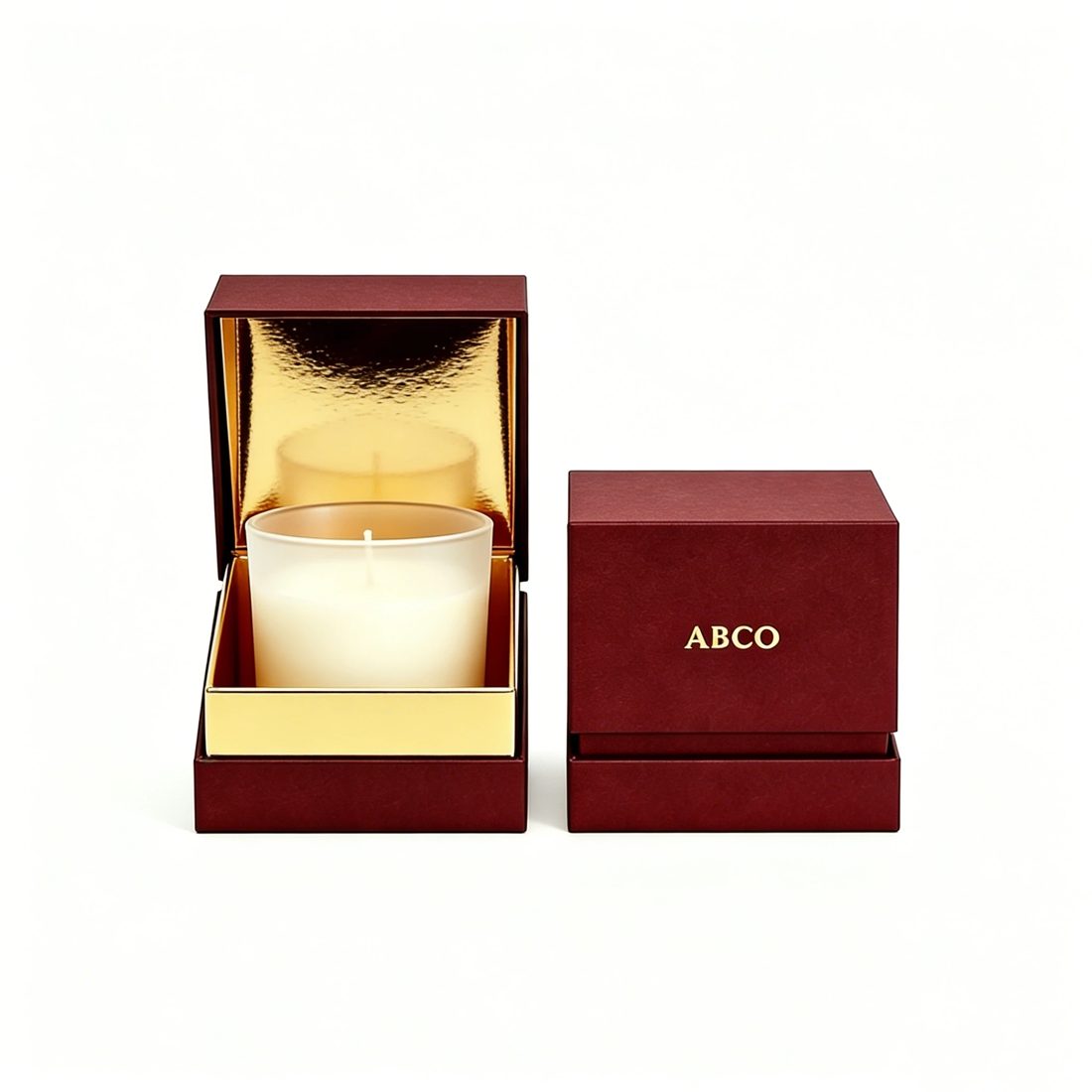 Luxury Empty Rigid Candle Jars Packaging