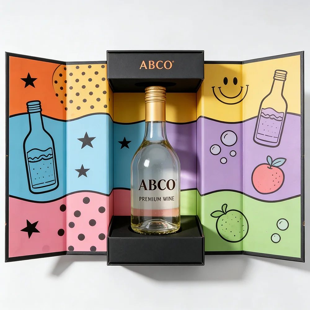 Luxury Custom Magnetic Side Open Double Door Gift Packaging Box