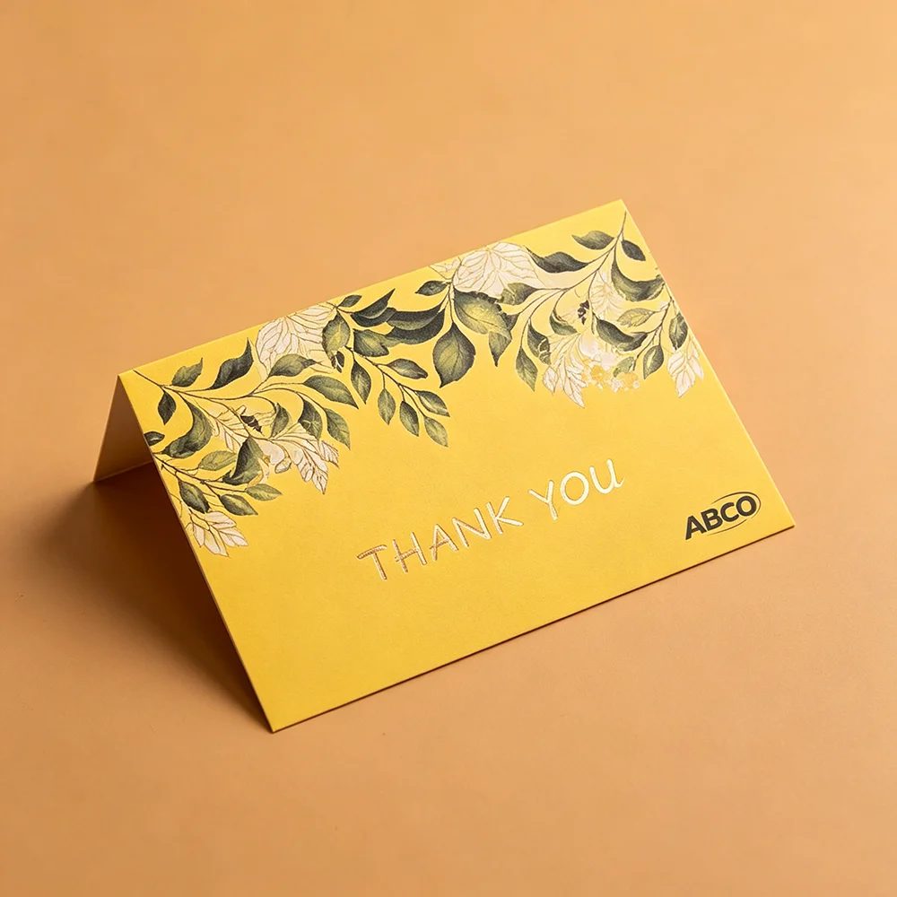 Luxury Custom Offset Printed Cardboard Business Card With Foil Logo