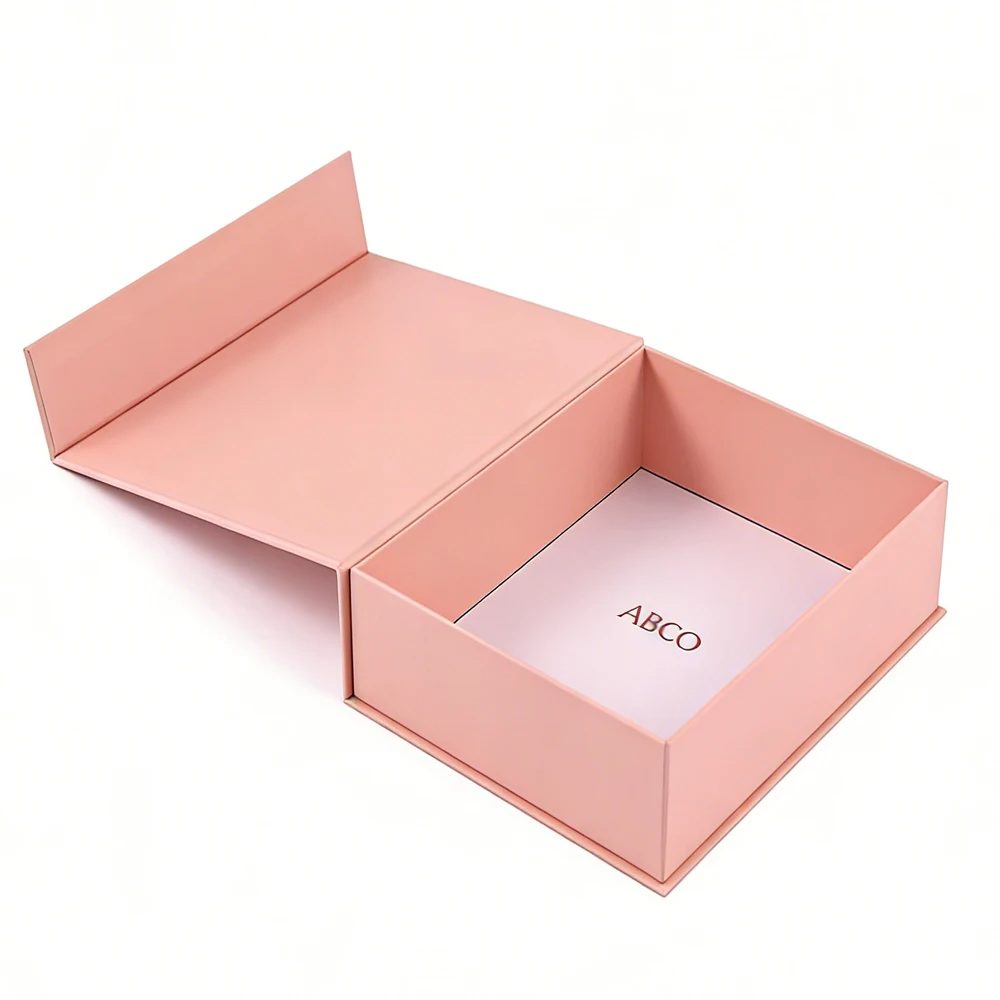 Foldable Magnetic Closure Rigid Cardboard Gift Box