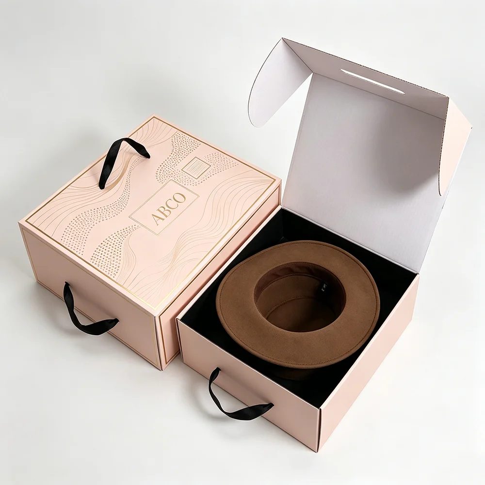 Customizable Kraft Hat Packaging Box