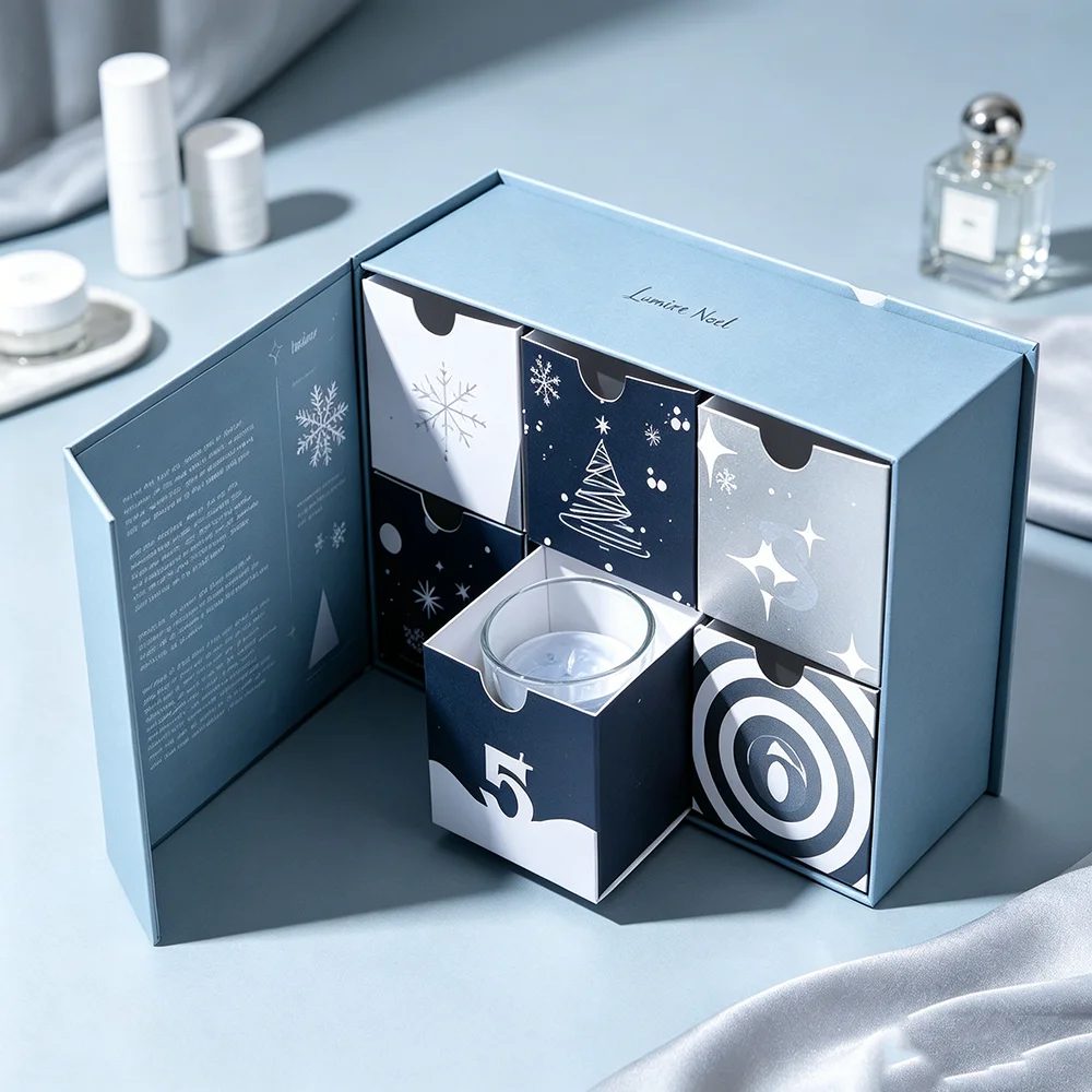 Cardboard Christmas Advent Calendar Box