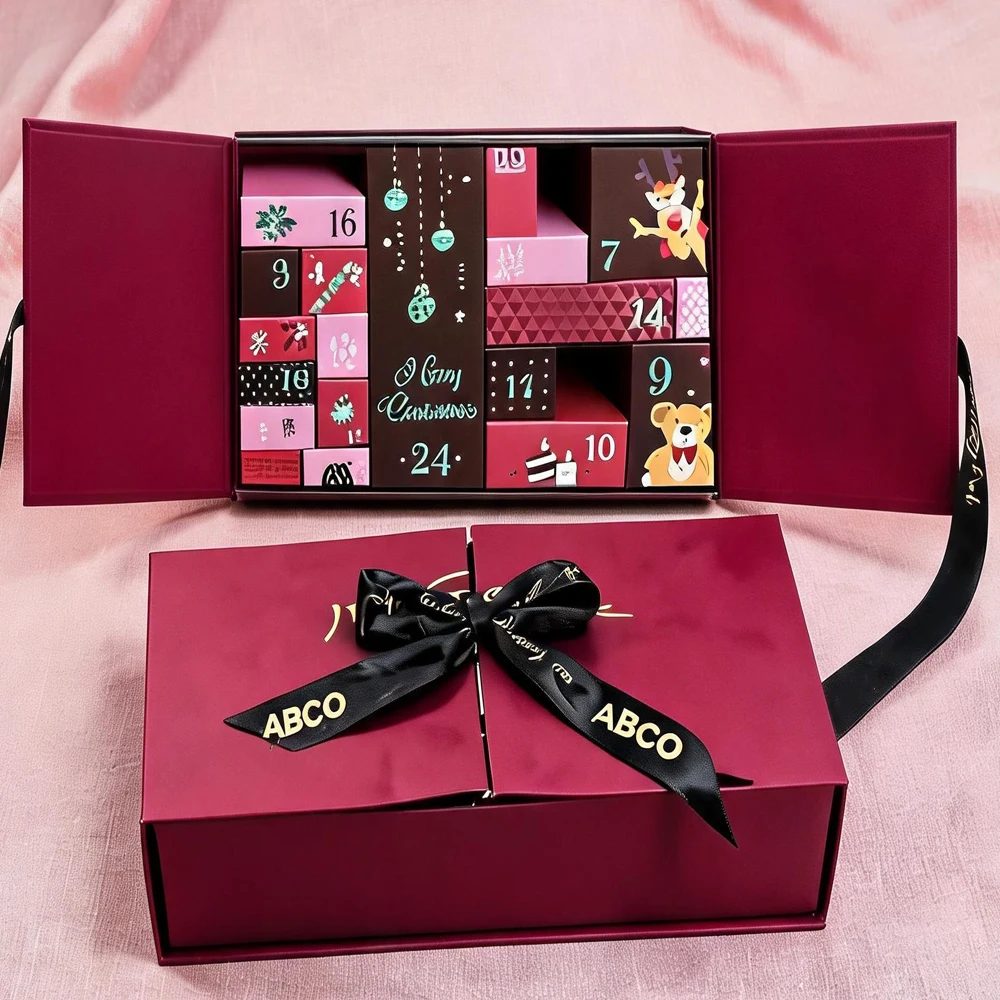 Custom Logo UV Cosmetic Packaging Advent Calendar