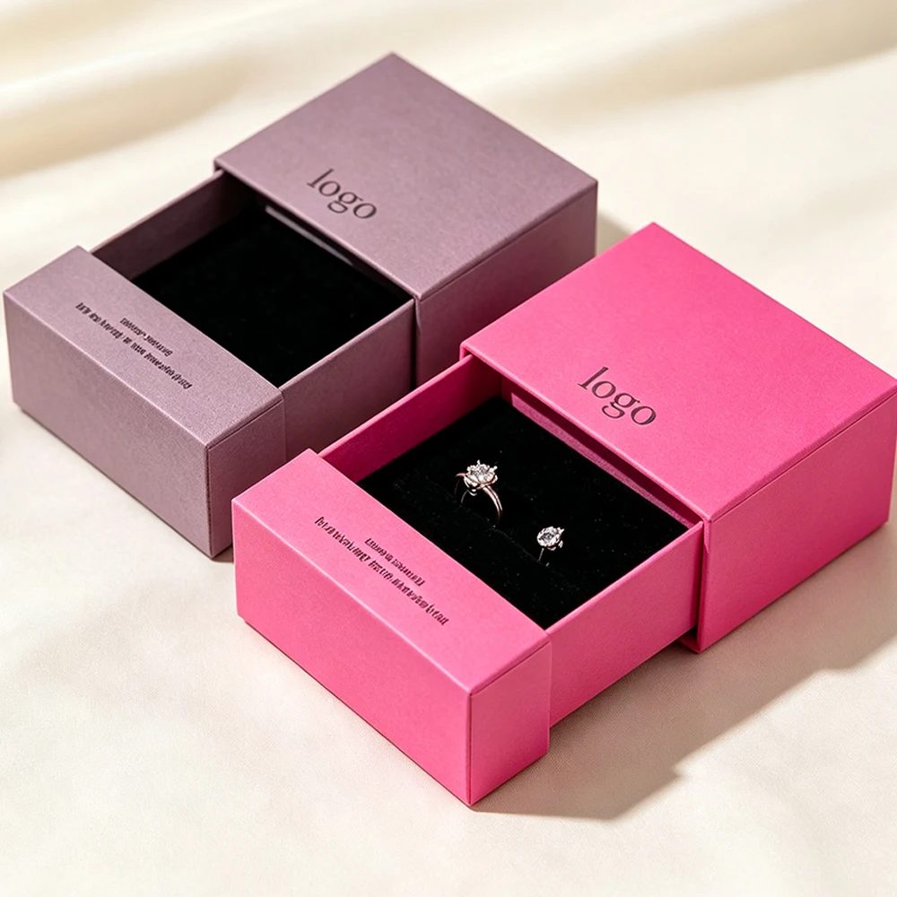 Luxury Paper Jewelry Packaging Sliding Gift Box