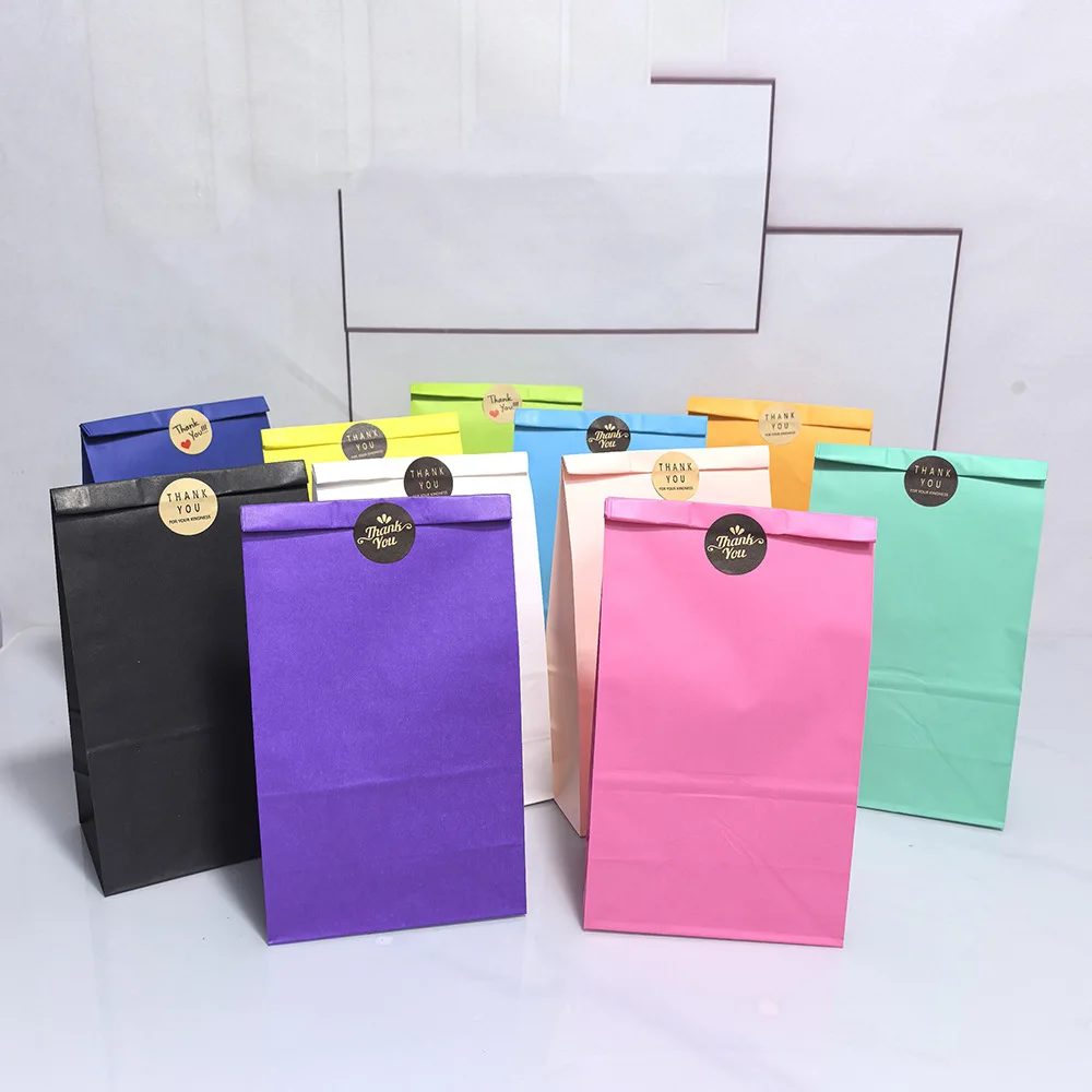 Custom Logo Printed Paper Gift Bags Hot Stamping Packaging