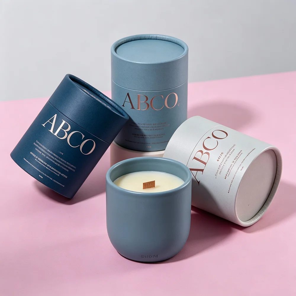 Luxury Rigid Cardboard Cylinder Box