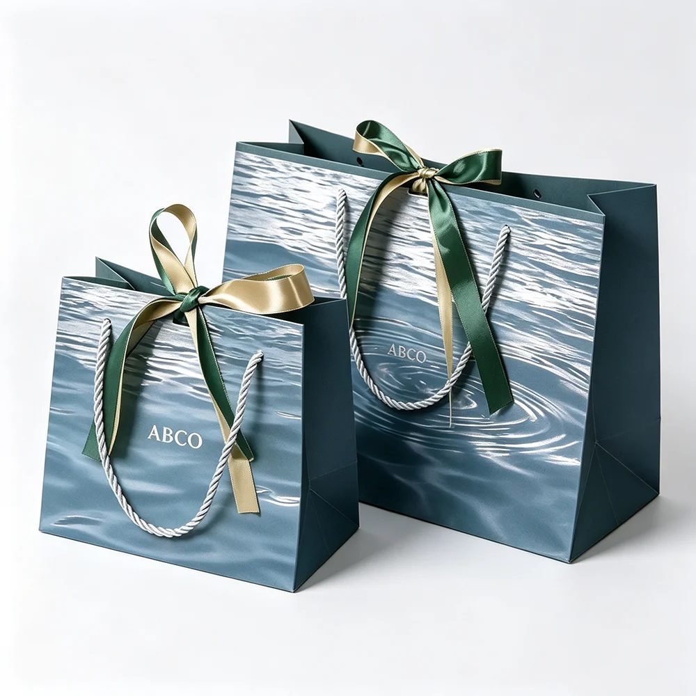 Custom Logo Printed Kraft Paper Bags