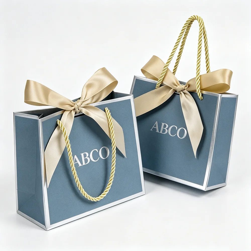 Luxury Kraft Coated Paper Reusable Shopping Bag