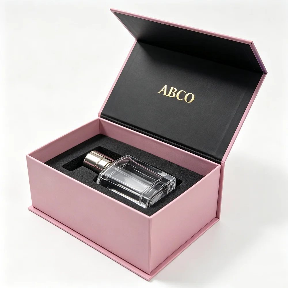 Custom Magnetic Closure Foldable Rigid Paper Box