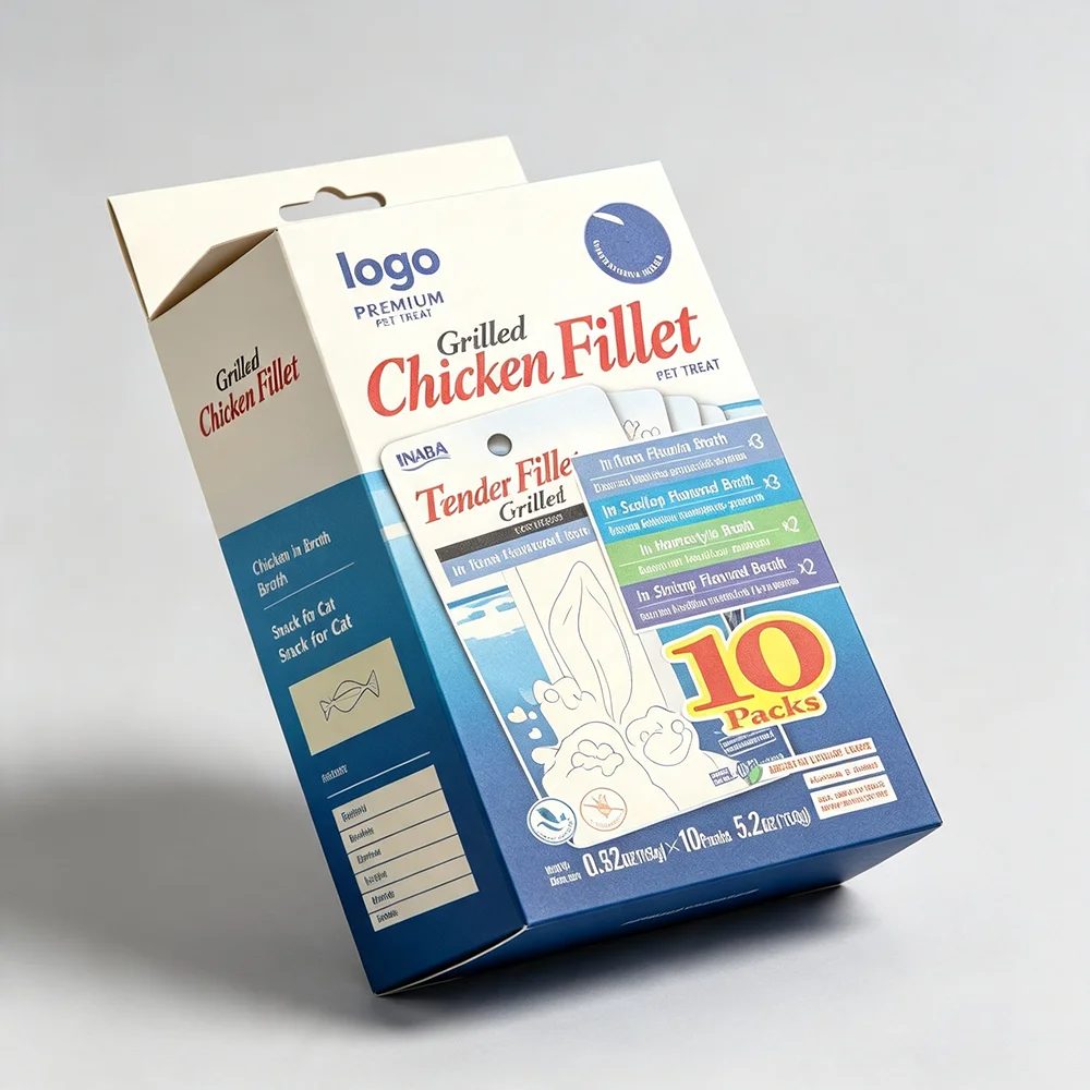 Logo Recycled Materials PET Food & Clothing Packaging Box