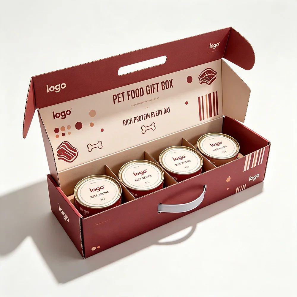Custom PET Can Food Shipping Box