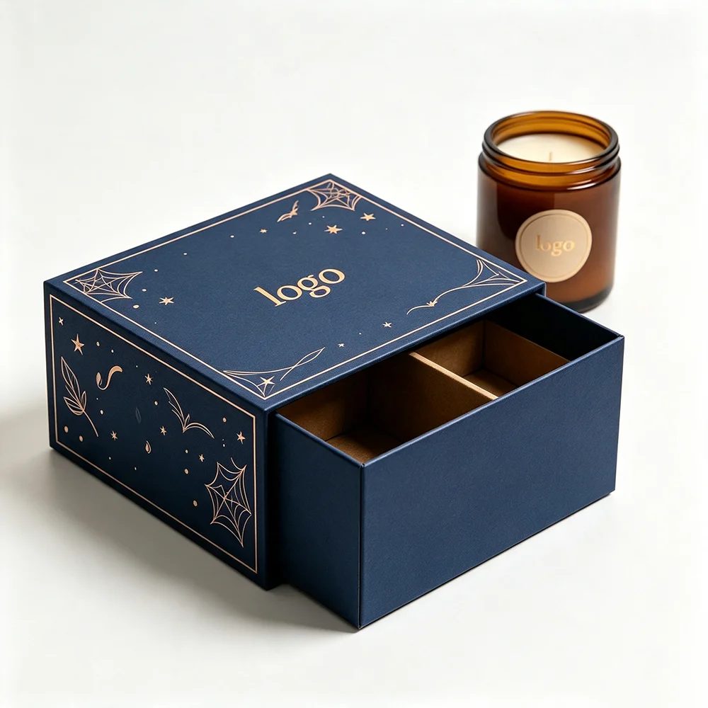 Custom Logo Sliding Drawer Package Cardboard Paper Box