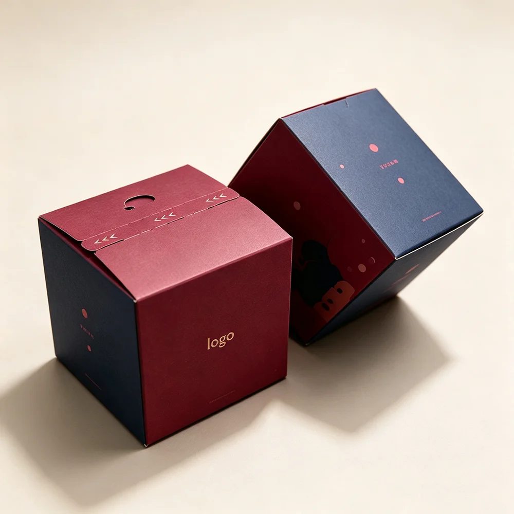 Logo Printed Adhesive Tear Strips Shipping Box Recycled Materials Box