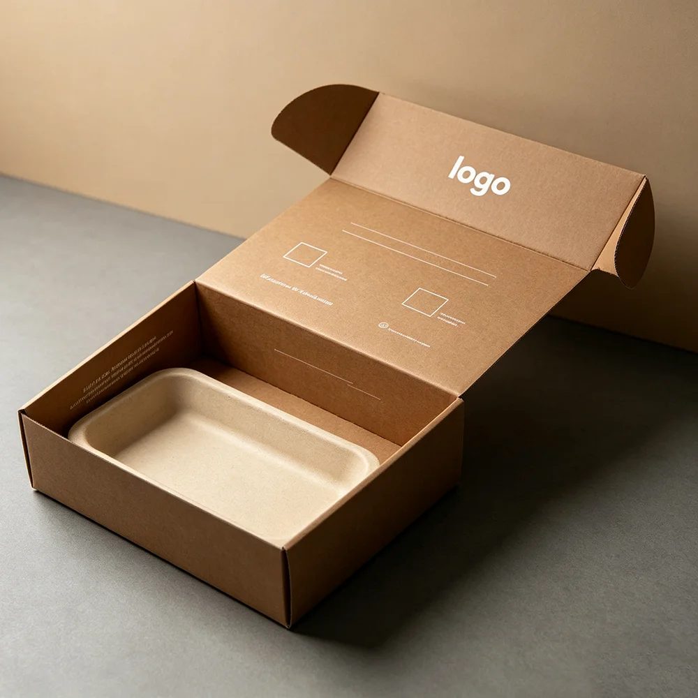Custom Logo Glossy Cardboard Cartons Shipping Mailer Box