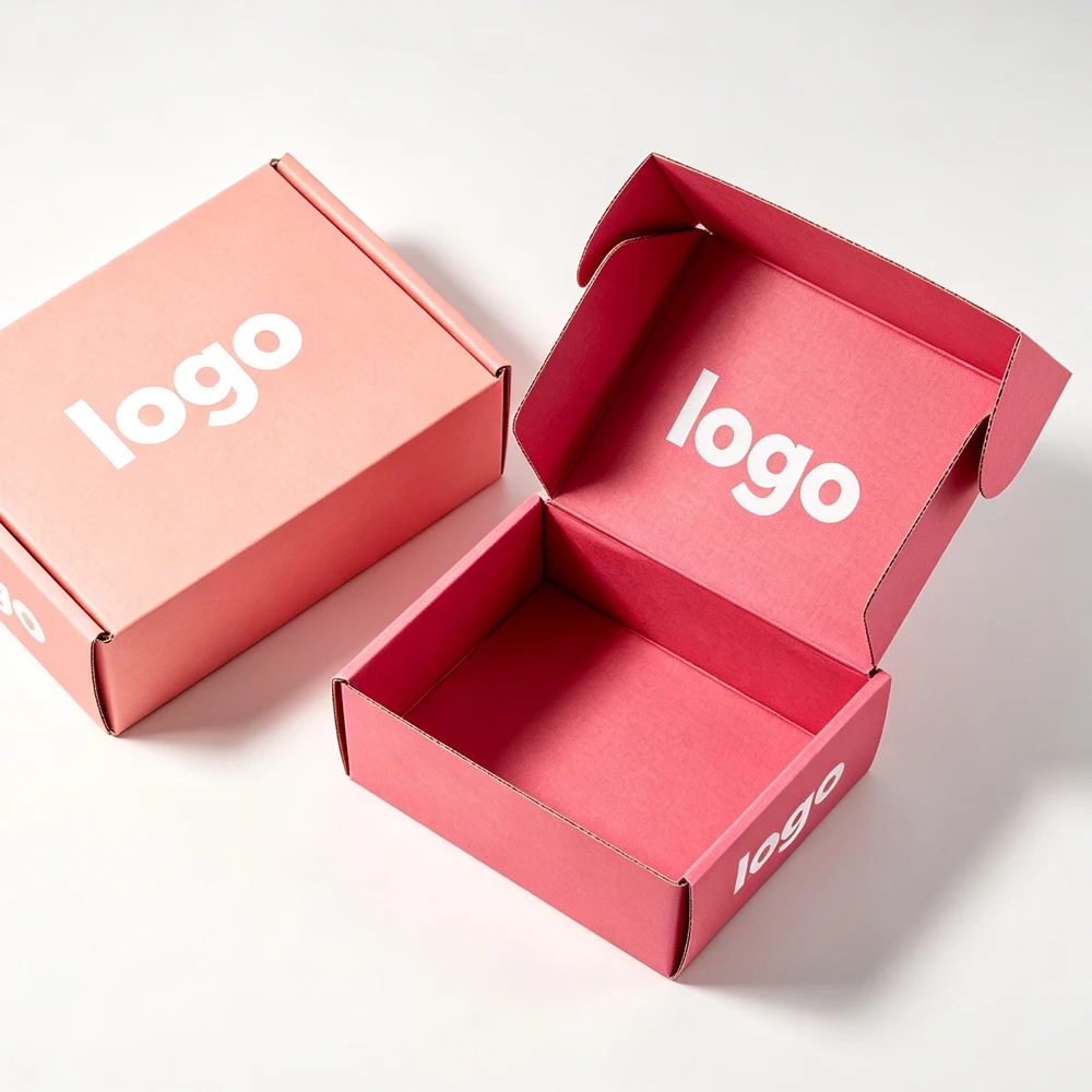 Recycled Corrugated Candle Shipping Box