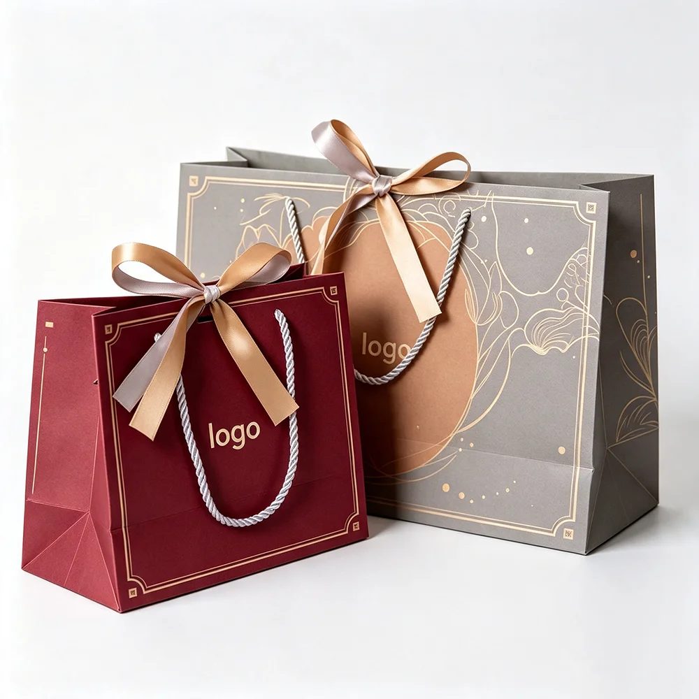 Luxury Custom Shopping Clothes Recycled Packaging Bags