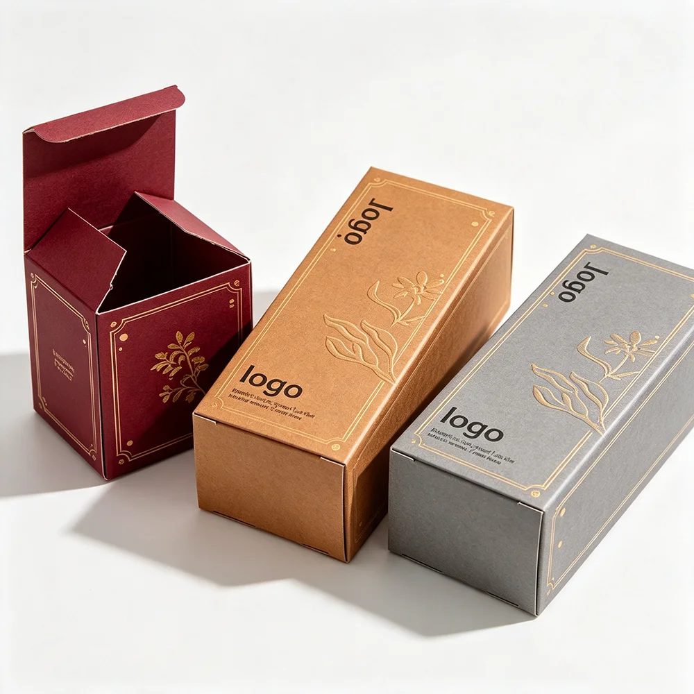 Custom Fashion High End Unique Design Embossed Gift Packaging