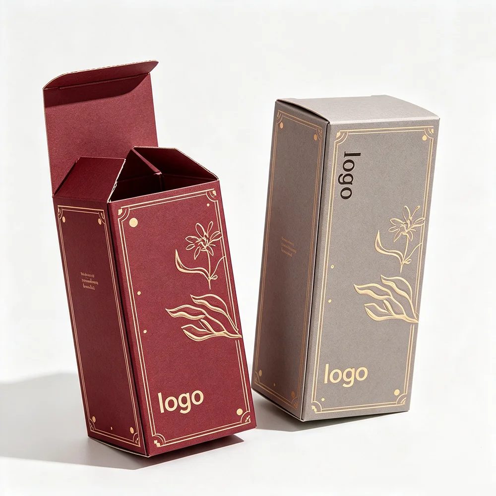 Recycled Kraft Paper Cosmetic Packaging Boxes