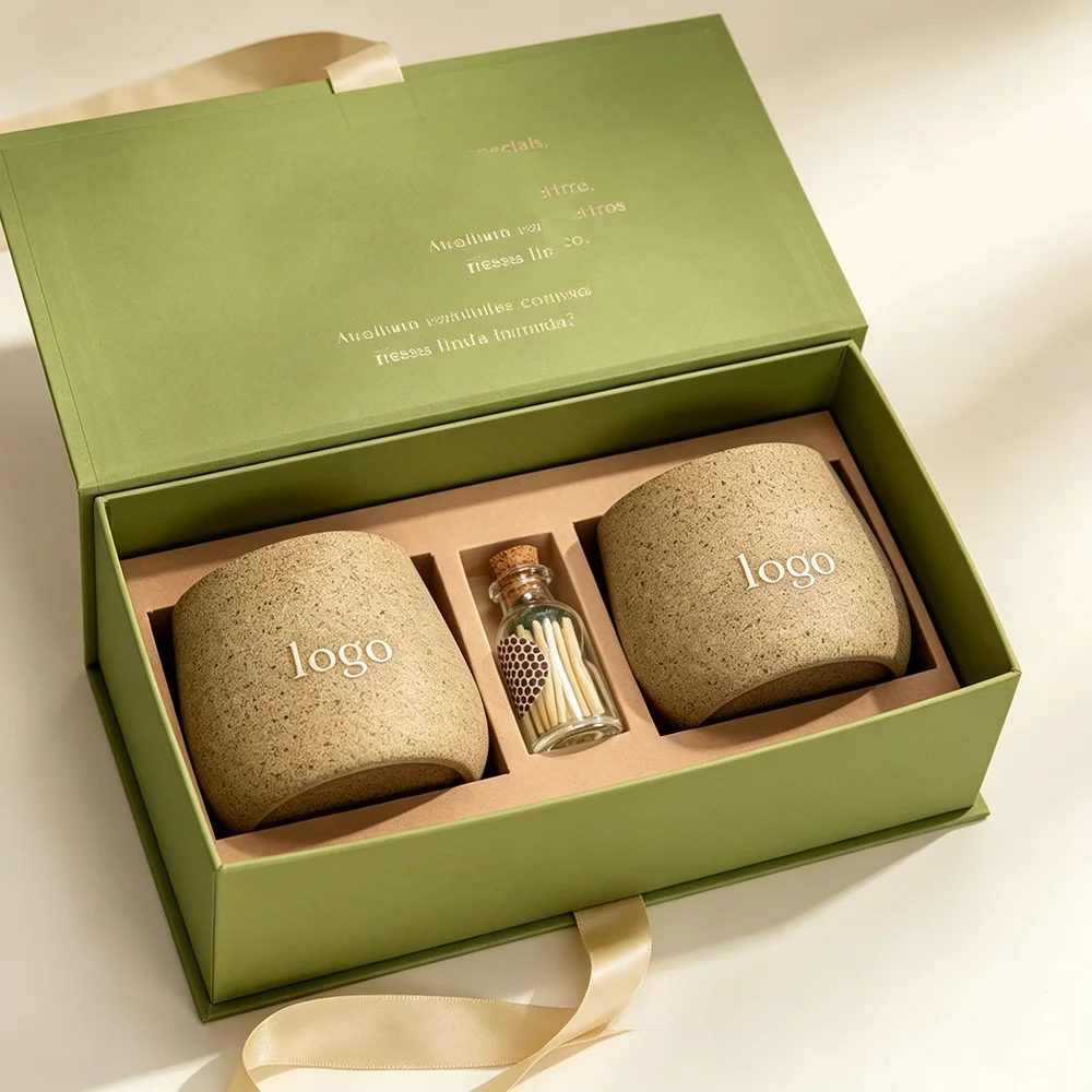 Custom Logo Luxury Magnetic Closure Rigid Book-style Gift Box