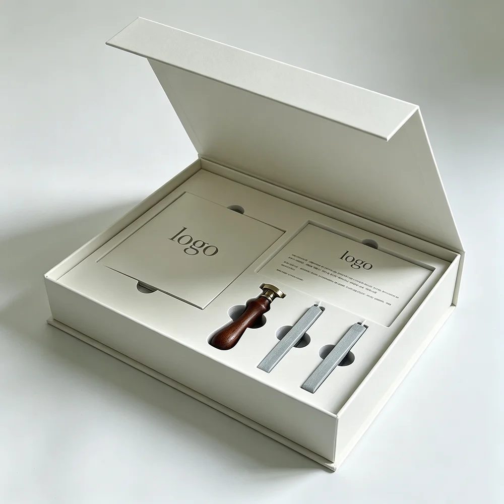 Custom Recycled Materials One-piece Folding Gift Box