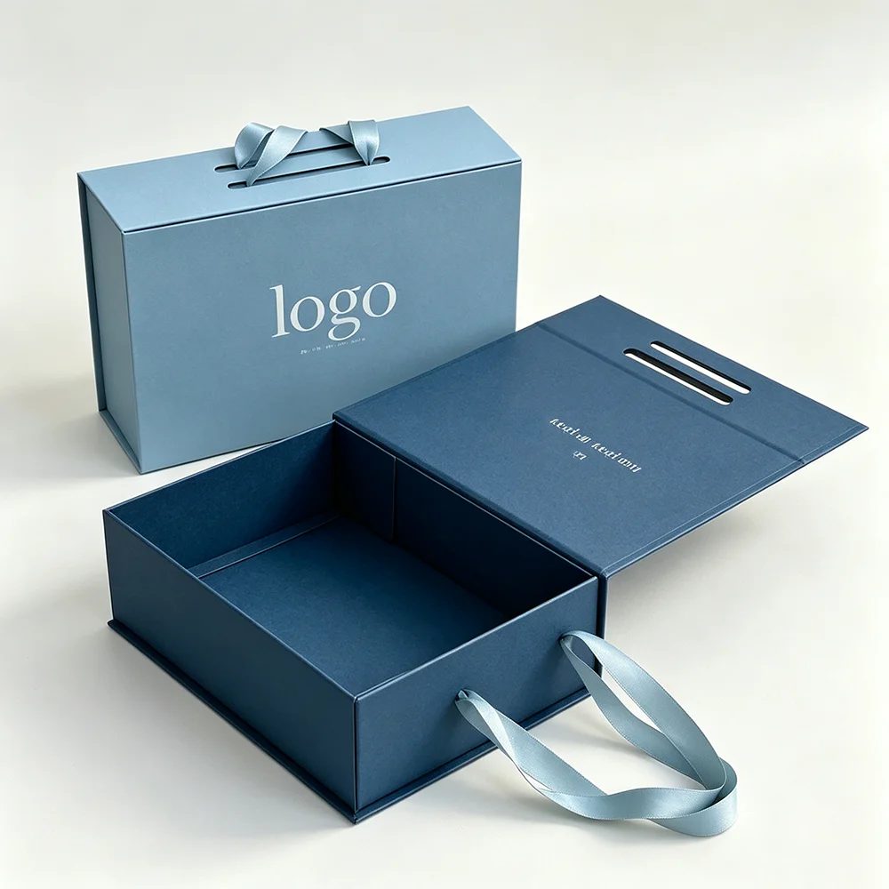 Custom Logo Magnetic Luxury Gift Box Packaging