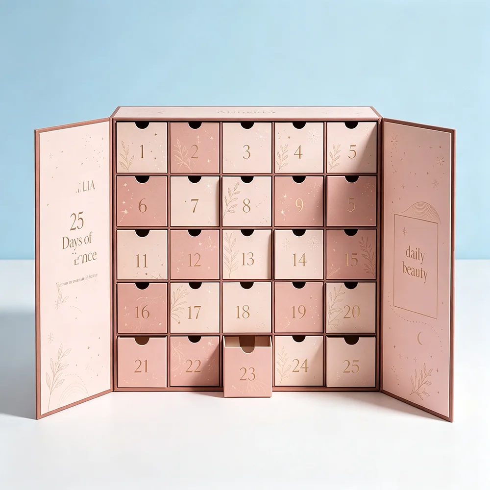 Custom Paperboard Advent Calendar Gift Box