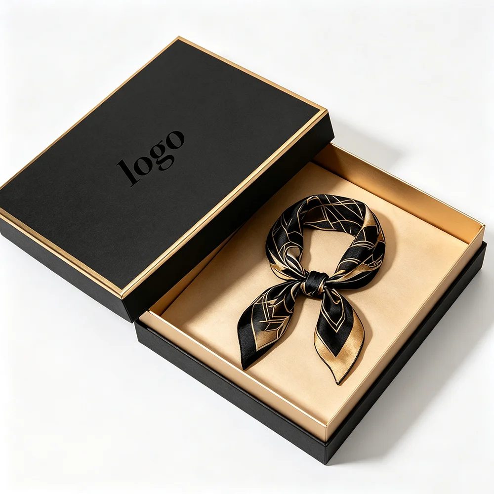 Custom Size Rigid Scarf Box