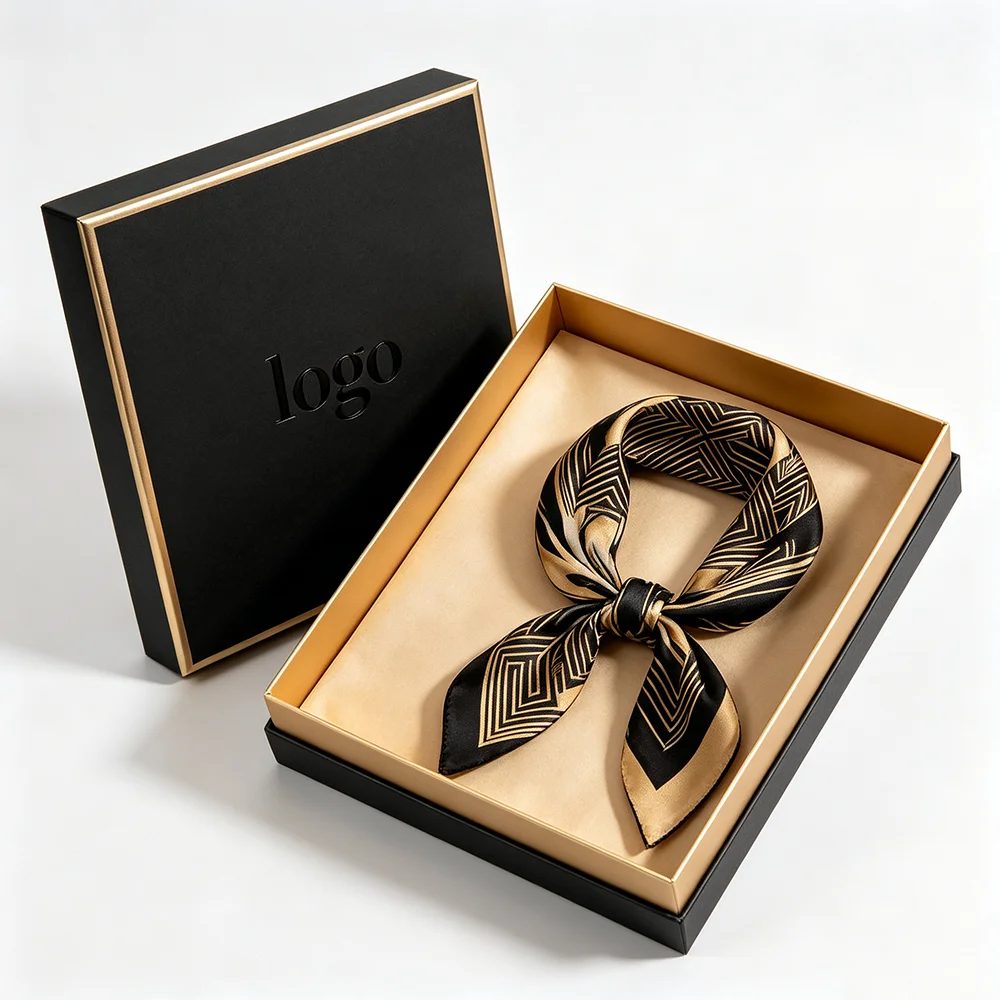 Recycled Materials Two-piece Scarf Gift Box