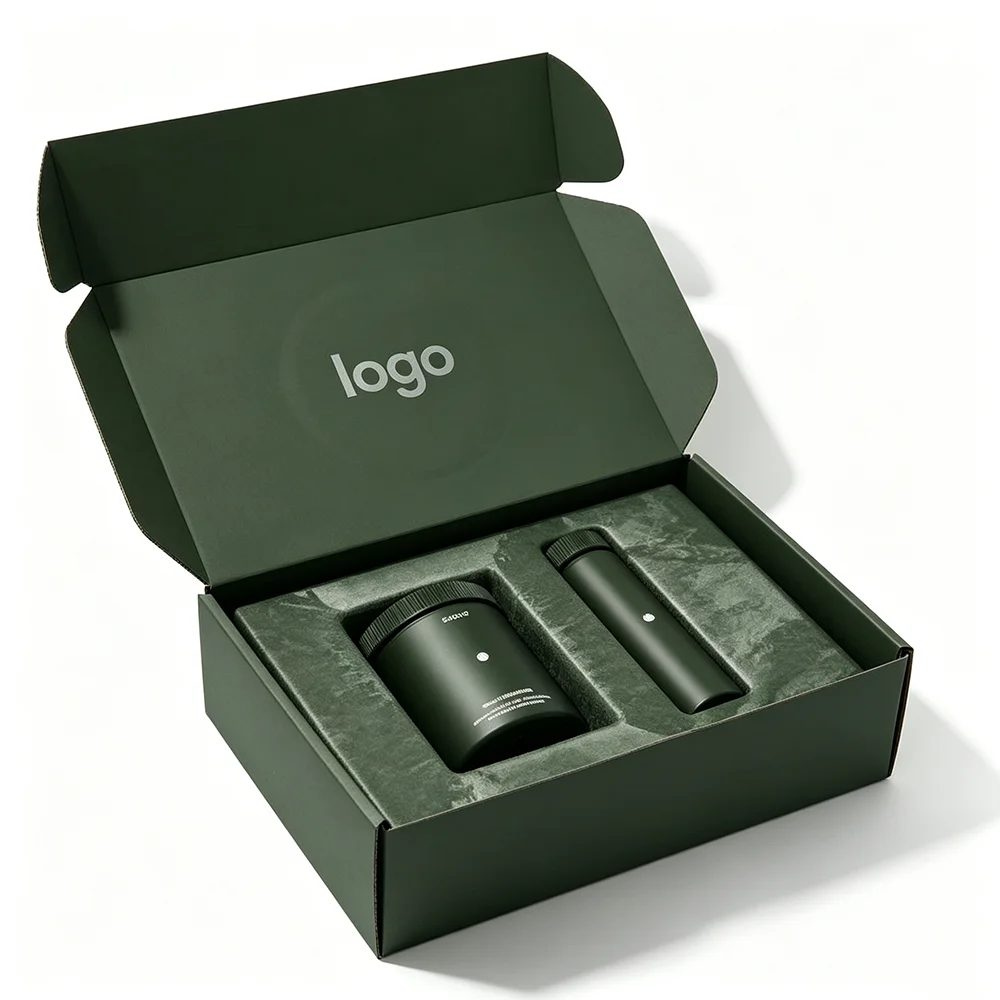 Logo Recycled Materials Corrugated Self Seal Postal Mailing Carton