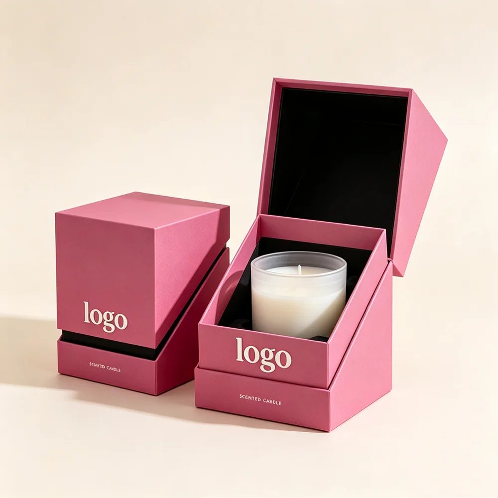 Recycled Materials Premium Perfume Candle Flat Paper Box