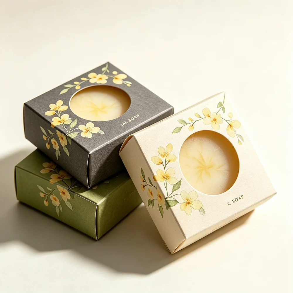 Rigid Paperboard Folding Soap Box