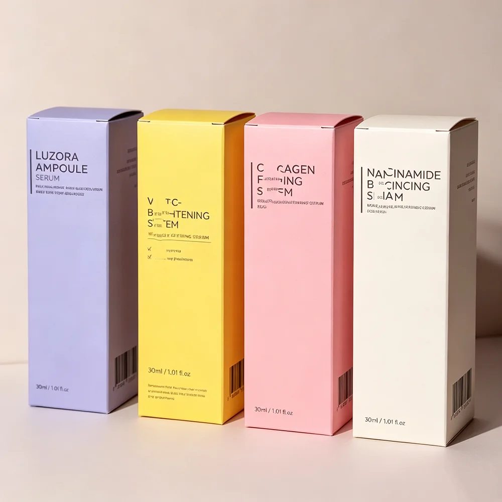 Custom Recycled Materials Folding Carton Paper Box Tuck End Packaging