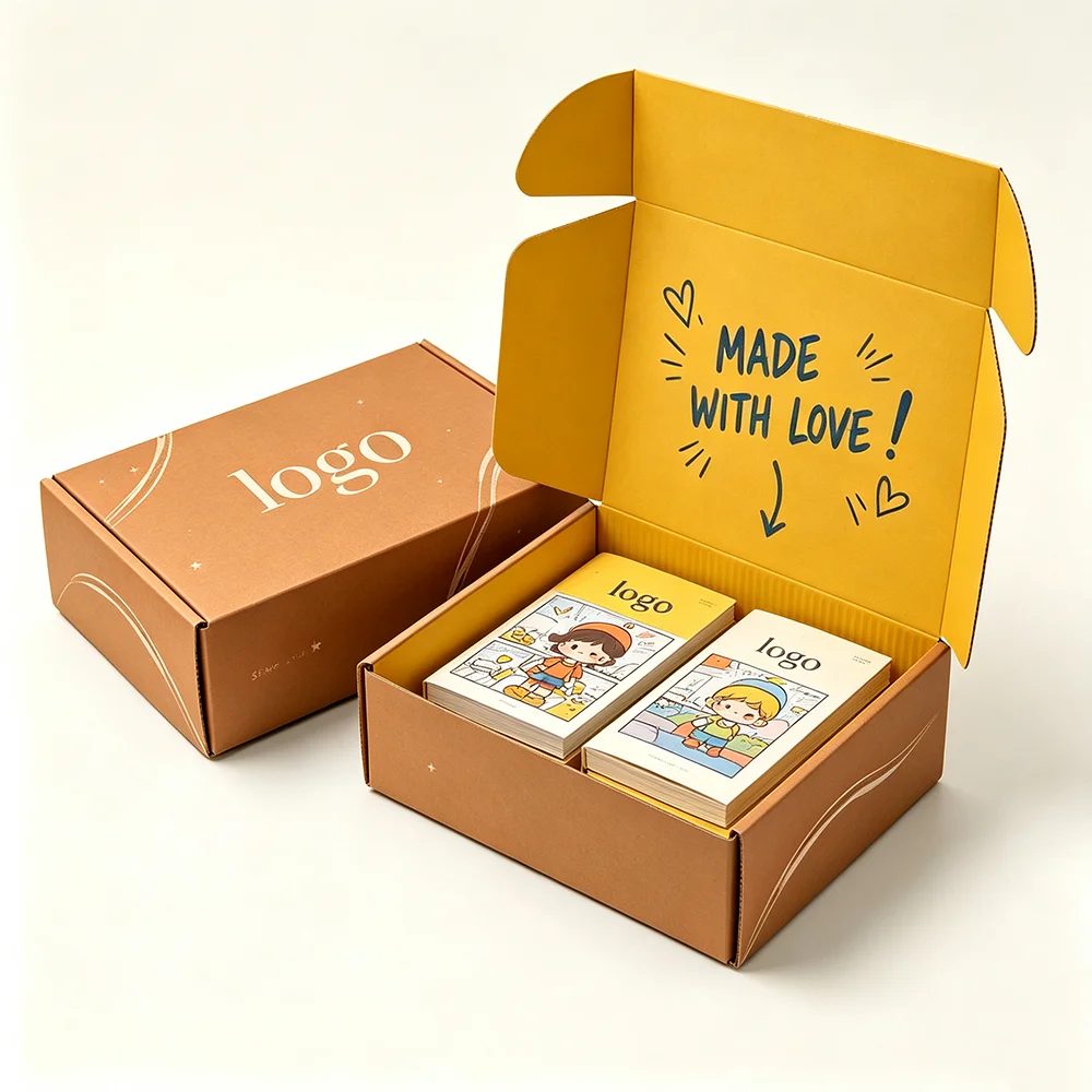 Custom 2mm Corrugated Books Shipping Box