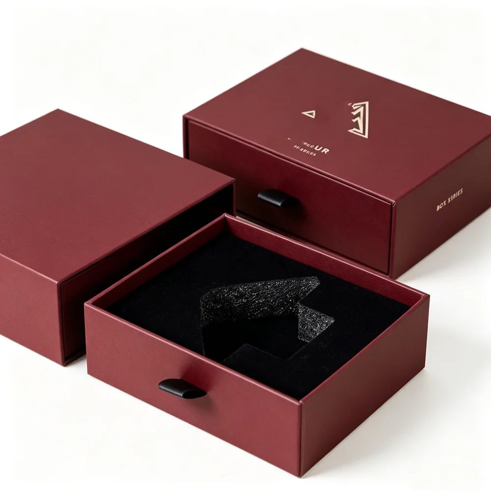 Cardboard Slide Out Sturdy Essential Oil Bottle Gift Drawer Boxes