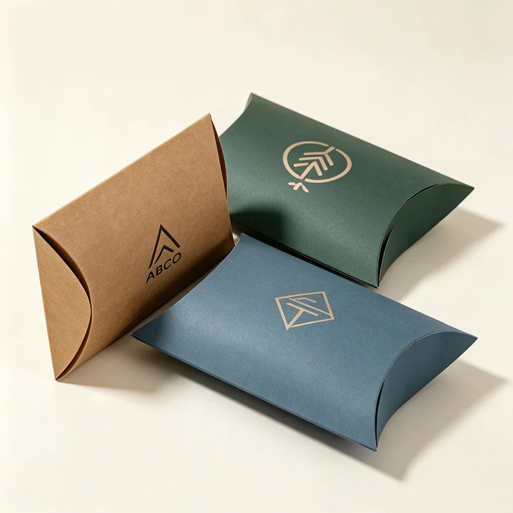 Custom Printed Pillow Cardboard Box Empty Gift Box