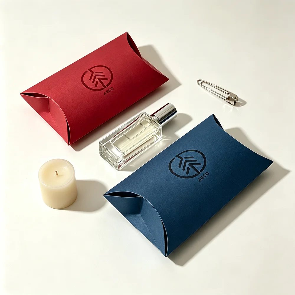 Custom Recycled Premium Small Pillow-shaped Paperboard Gift Box